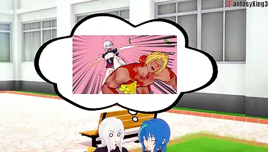 Koneko diperas seks di kereta - serial dxd ntr madness