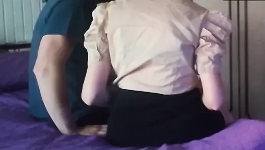 Сексуальная секретарша трахает босса и хочет продвижения по службе