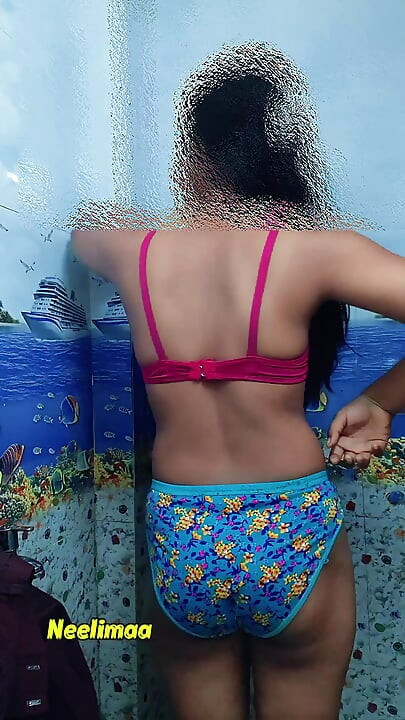 Indian Hot Desi schoolgirl Changing uniform And masterbating. Indian desi selfie video.