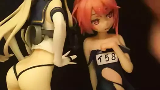 Şekil üzerinde Shimakaze ve goya hotglue cum