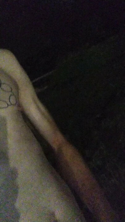 Naked outside