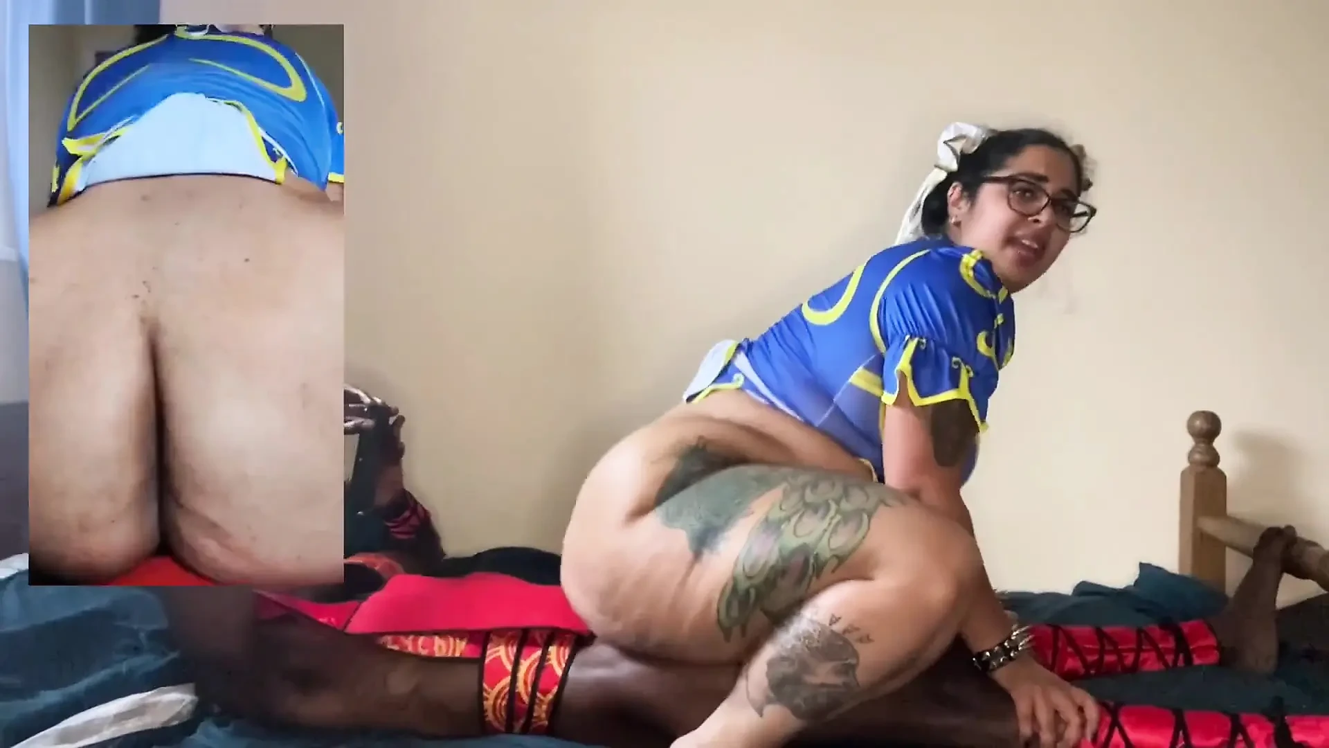 بي بي دبليو تشون لي تتناك من زب أسود كبير إرماك وتتلقى قذفا على وجهها