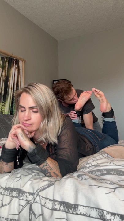 The Hot Wife Next-Door: Captured & Hogtied - Insanely Sexy Feet & Perfect Wrinkled Soles | Clip 2