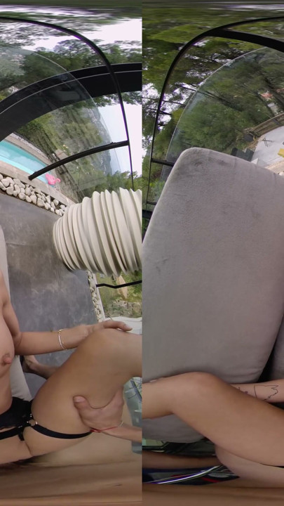 Our First Time Fucking on a Balcony - Virtual Real Porn | Clip 3
