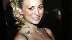 Kaley Cuoco cum tribute