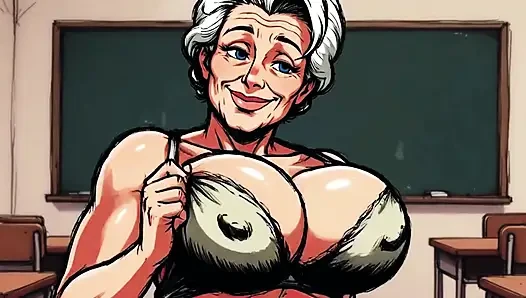 Naughty Cleavage Teachers Tease