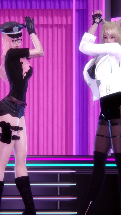 MMD Fifth Harmony - Worth It Ahri Seraphine Sexy Hot Dance 4K | Clip 2