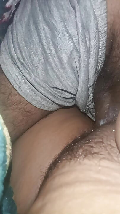 Neighbor aunty left at night
