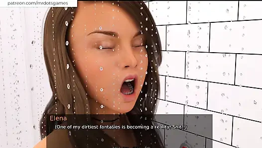 DMD - Elena und Elly spielen in der dusche, dann ging sie und fickten sie