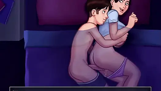 Summertime Saga - Johannes fucked Odette, Johannes fucked Maria, Eva had her baby