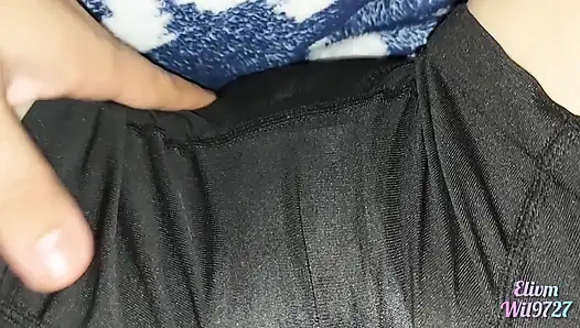 Playing with my pussy with my neighbor's stepsister