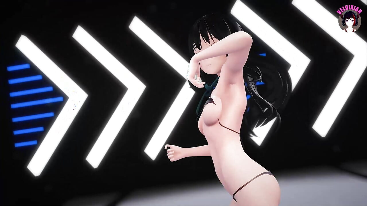 Sexy Schoolgirl Dancing + Gradual Undressing (3D HENTAI)