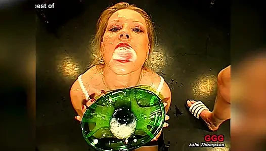 Ggg John Thompson - Melanie Spermahaeschen Döl Sırılsıklam Sarışın