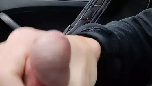 So Much Cum Making My Hand Drip In The Car