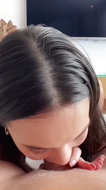Petite Teen 19yo Brunette Latina Takes Rough Anal and Squirts - POV