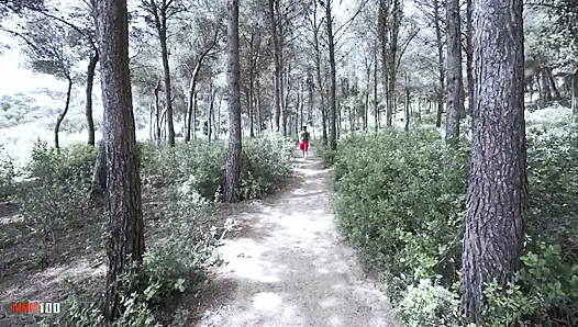 French Blonde Nicky Wayne & Max Casanova Episode 11 - Anal Blowjob Cumshot Outdoor