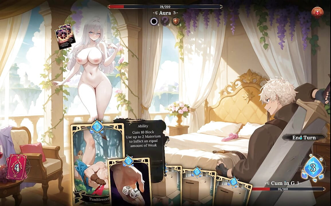 オーラ2 神の欲望 変態ゲーム エピソード1 女神の妻とのストリップセックスバトル!
