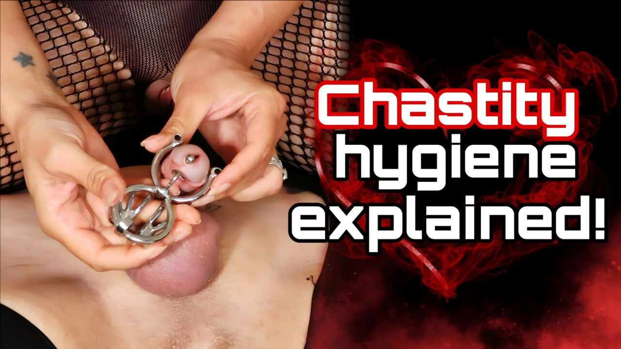 Permanent Femdom Chastity Explained - Hygiene Routine & Cage Fitting