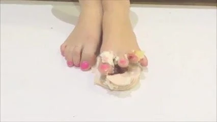 Foot cake squash!