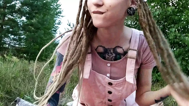 footjob outdoor