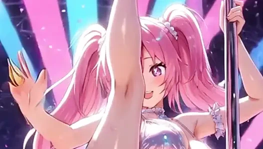 Хентай 2026! Волшебный бондаж, молочная вечеринка любительницы БЖМ