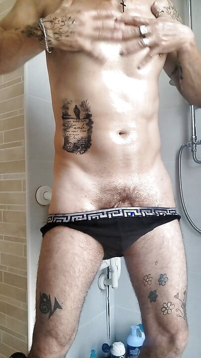 Oil all over the body