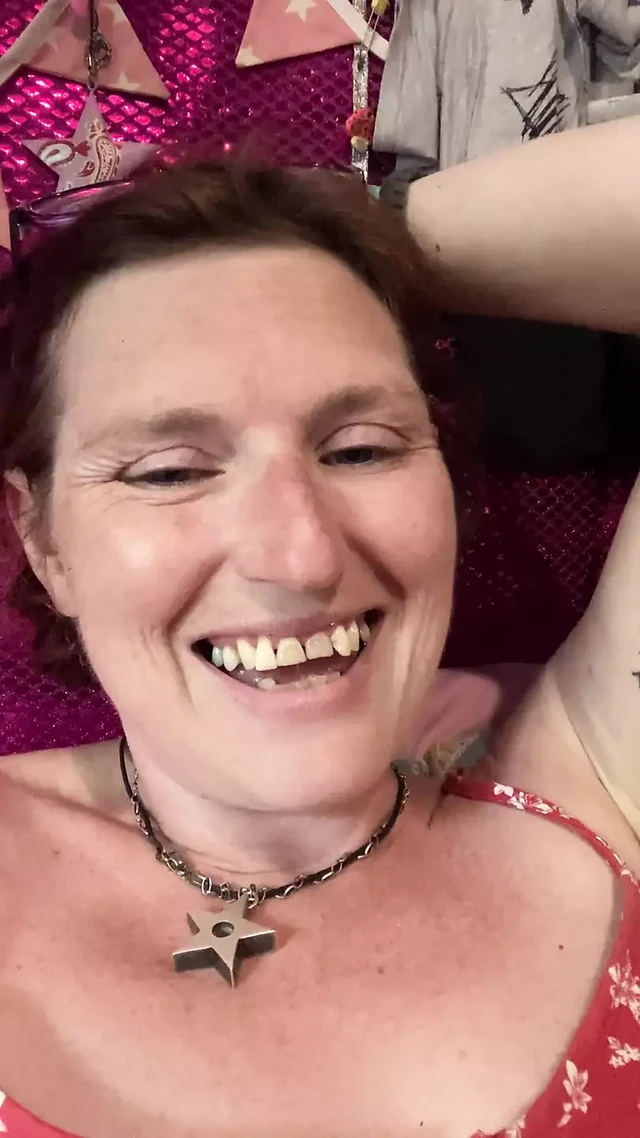 Warming mommy up for wanking by tickling, twiddling and fiddling with her amazing bushy pussy
