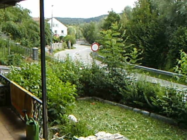 Nudico che lavora in giardino