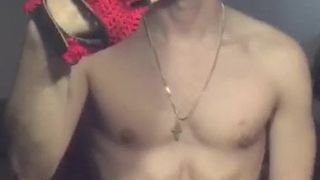 young russian twink play hot mirrorgame