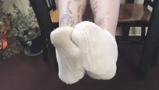 Schmutzige kleine knöchelsocken