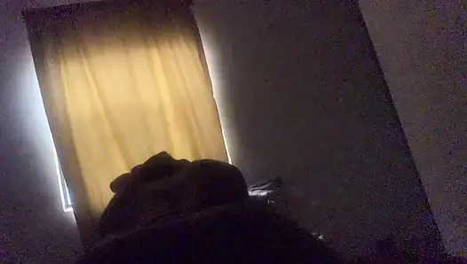 SlowMotion обратная наездница с большим черным членом скользит в сливочной тугой сочной горячей киске в видео от первого лица