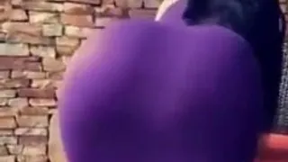 Slut in Purple Dress - Twerk