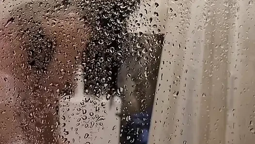 Check out this steamy shower scene with hot naked Simon