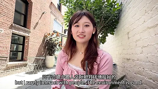 Street Interview with Cute Asian Girl Ends with Hard Hotel Fuck