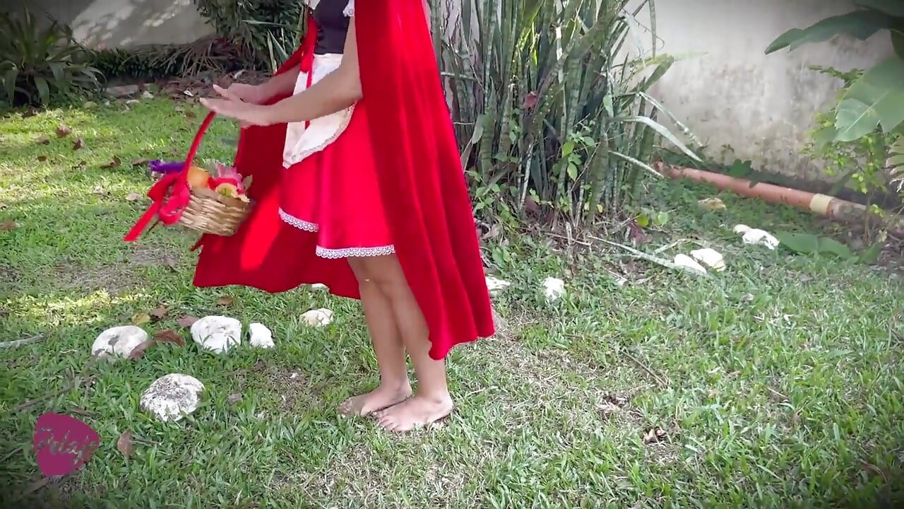 Little Red Riding Hood Was Lost in the Woods and Was Made to Suck Cock by the Big Bad Wolf