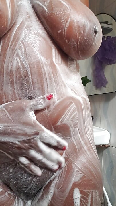 Shower bath, ass, pussy and boobs