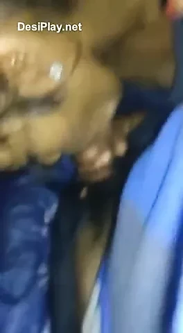 Desi girl sucking at night