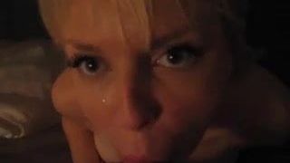 쿰샷(포르노 영화의 섹스 장면) 얼굴 비디오