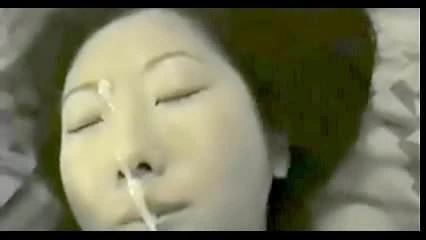Cute Japanese girl cumshot
