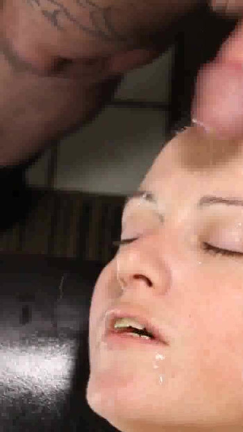 Spectacular moment from "Homemade Facial cumshot on my cum dumpster"