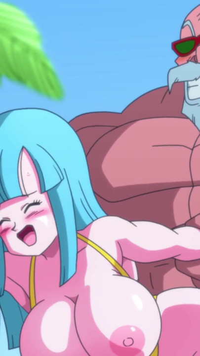 Kame Paradise Multiversex 2 - Roshi Fucking Maron Krillin's Bride | Clip 1