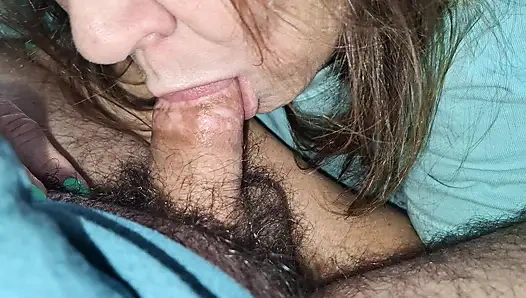 My girlfriend sucks my dick good