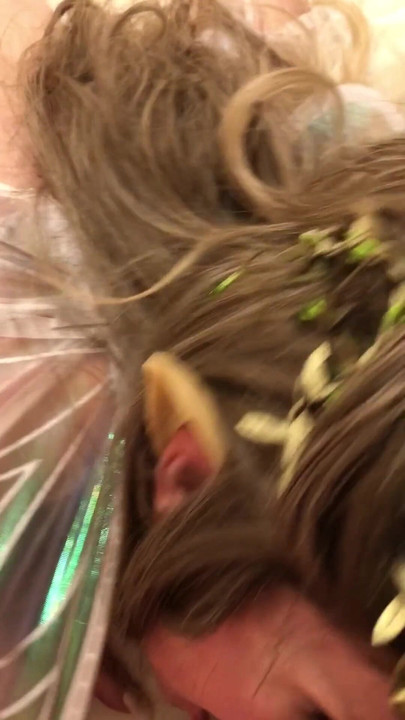 Captivating moment from "Cum on my Magic Fairy Face"