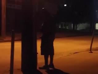 Got caught.