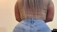 Hot Thick Big Booty PAWG in Jeans