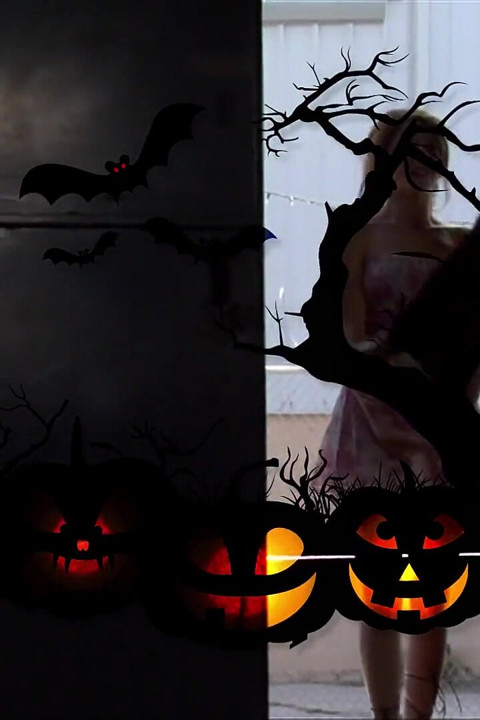 Deslumbrante buceta apertada, gostosas, halloween, tratam pau grande é gozada facial direto na boca