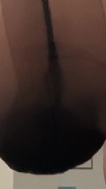 Sexy sissy in nylon and high heels shake her cute ass for you | Clip 2