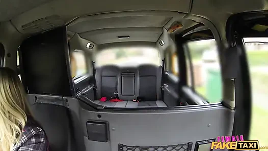 Female Fake Taxi - Female Taxi Driver Trades a Free Ride for a Massive Cop Cock Worshipping Session