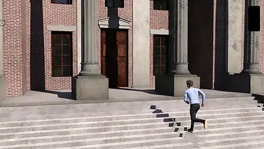 College Kings 19 Penelope'yi kurtardım ve sonra candy'yi siktim