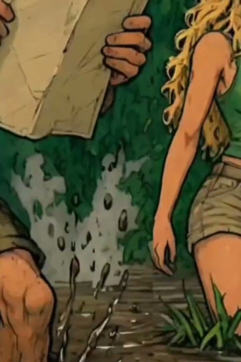 Jungle Cuckold. While the Husband Was Looking for the Trail Jungle, the Black Guy Was Fucking His White Wife